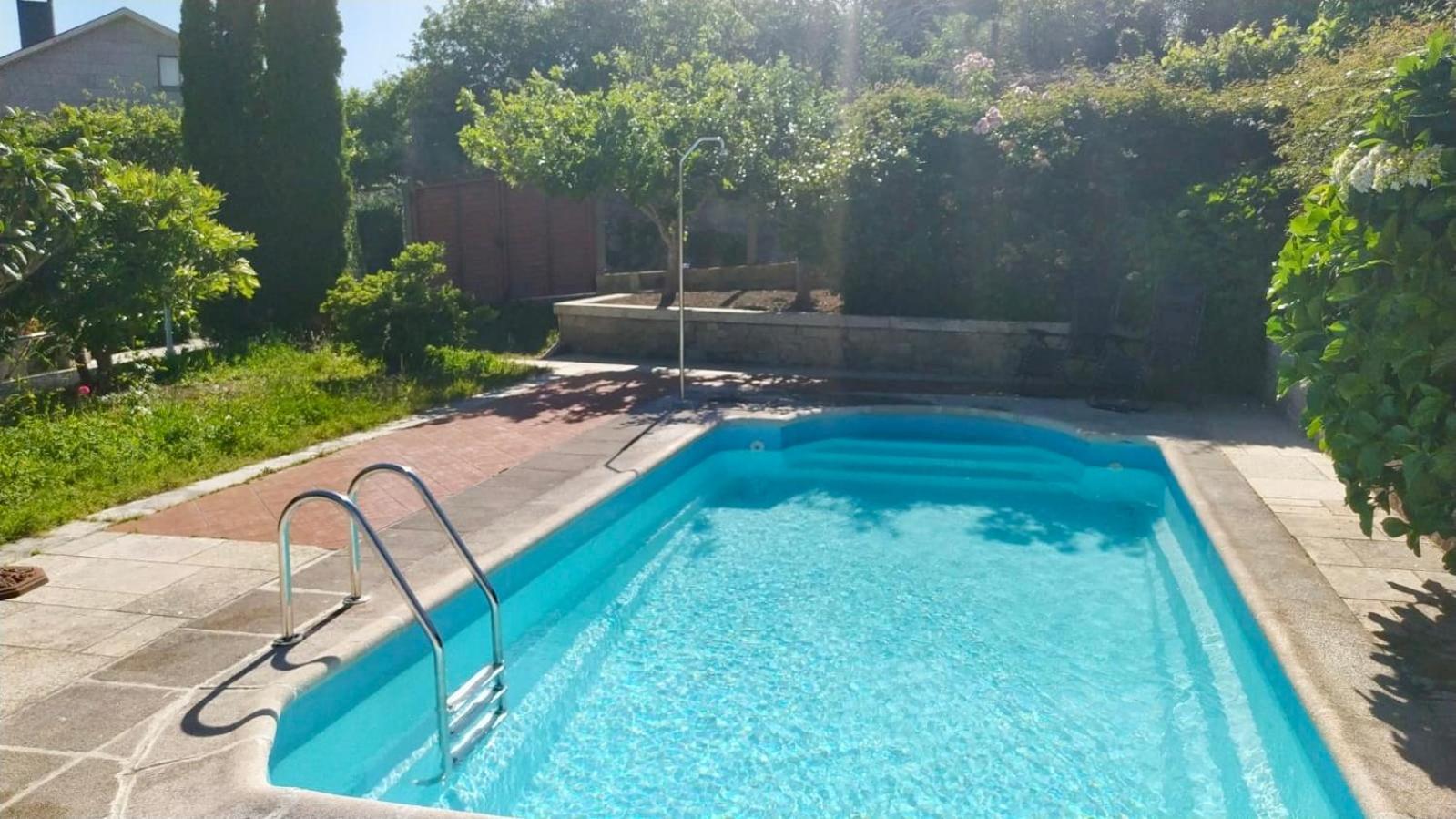 Apartamento Con Jardin Y Piscina Temporada Verano Privados Samieira Extérieur photo